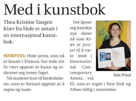 Artikkel: Med i kunstbok