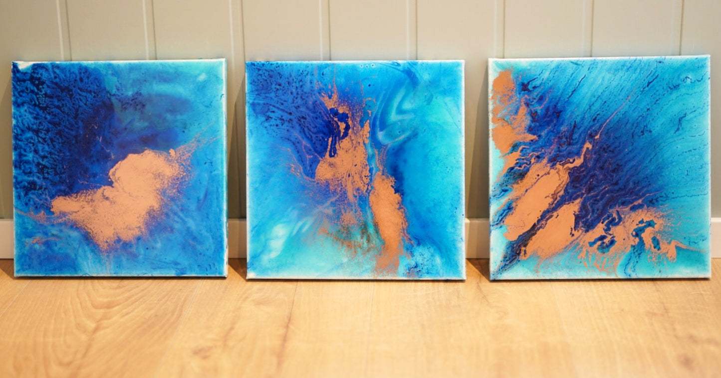 Epoxy resin serie 30x30cm