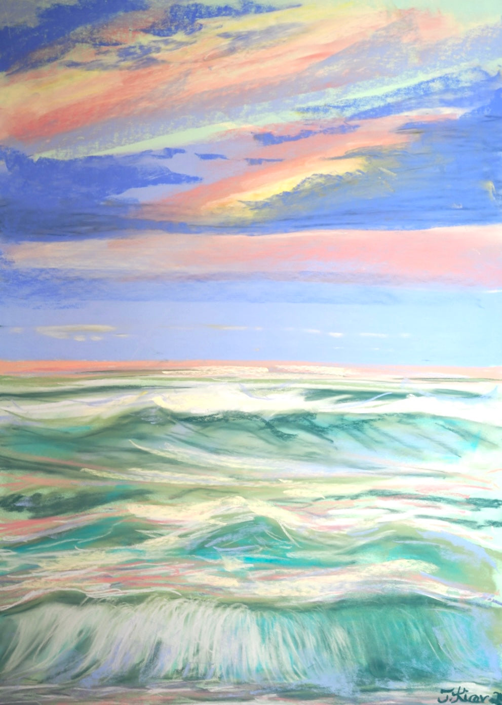 Sunset Seascape 50x70cm.
