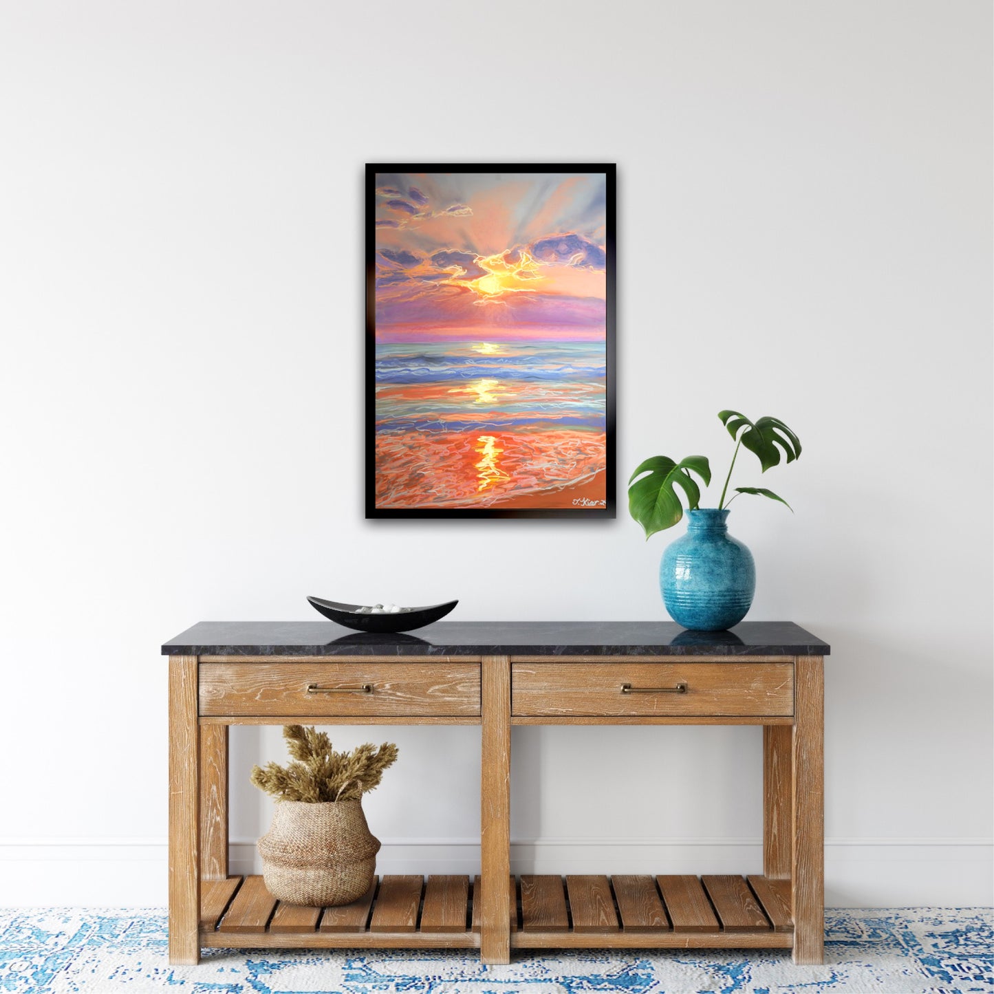 Sunset Seascape 3, 50x70cm.