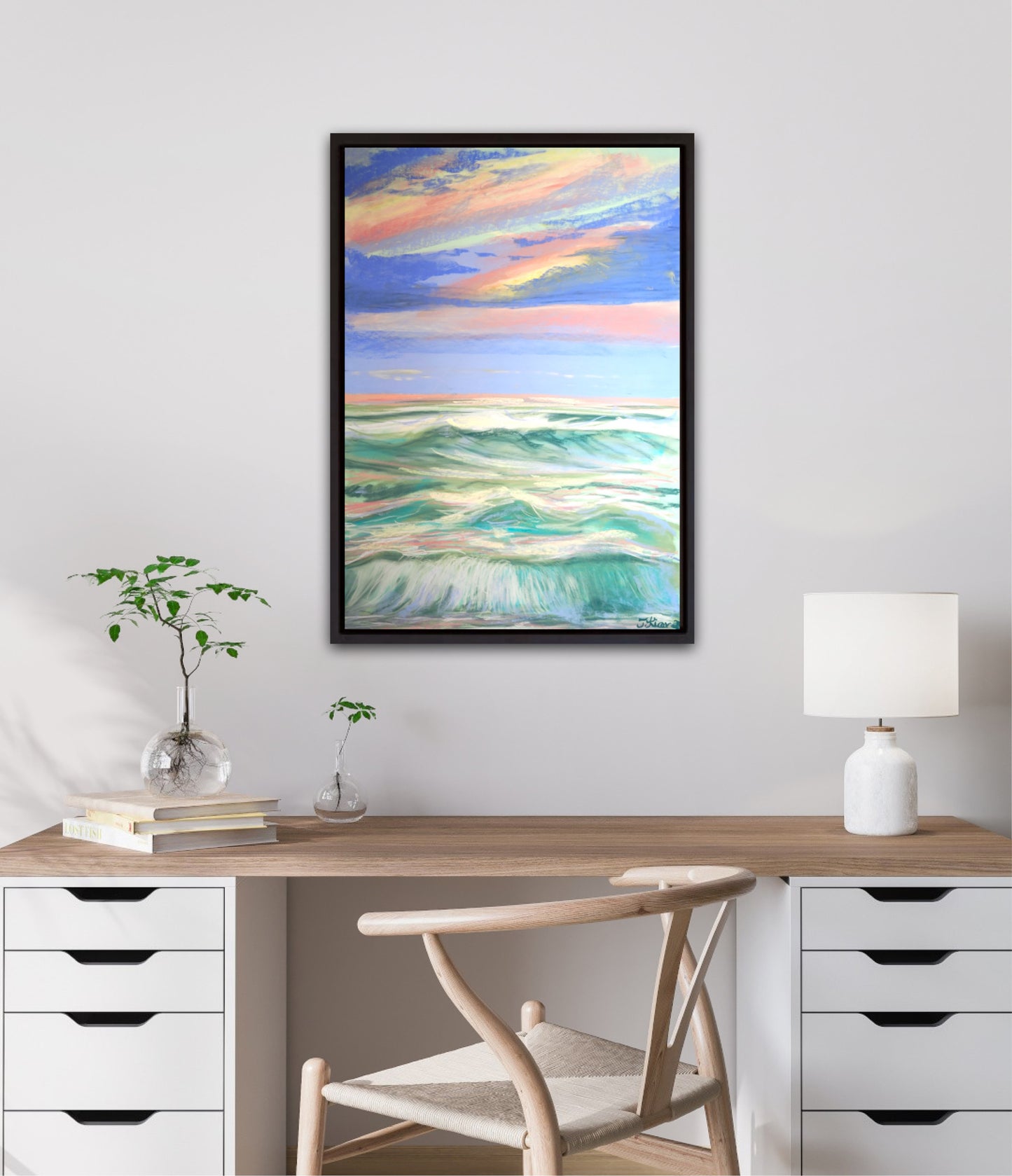 Sunset Seascape 50x70cm.