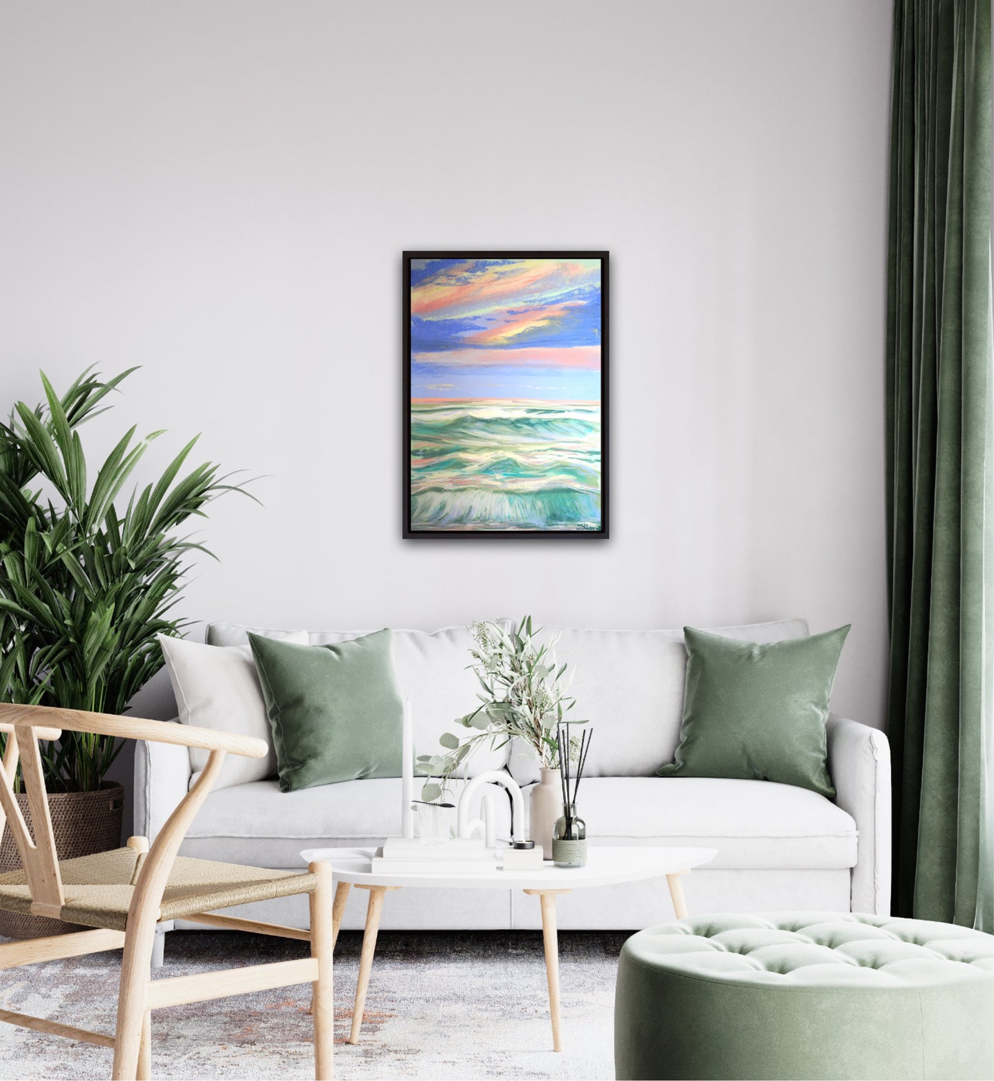 Sunset Seascape 50x70cm.