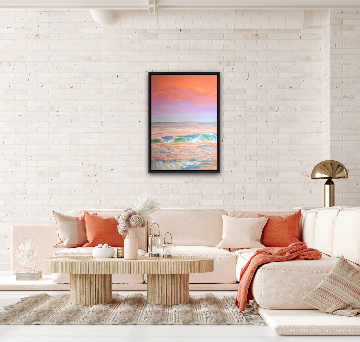 Sunset Seascape 2, 50x70cm.