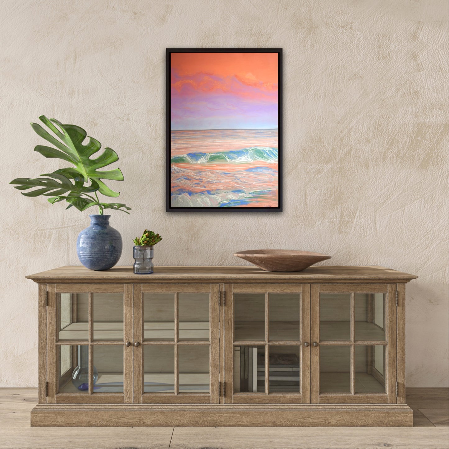 Sunset Seascape 2, 50x70cm.