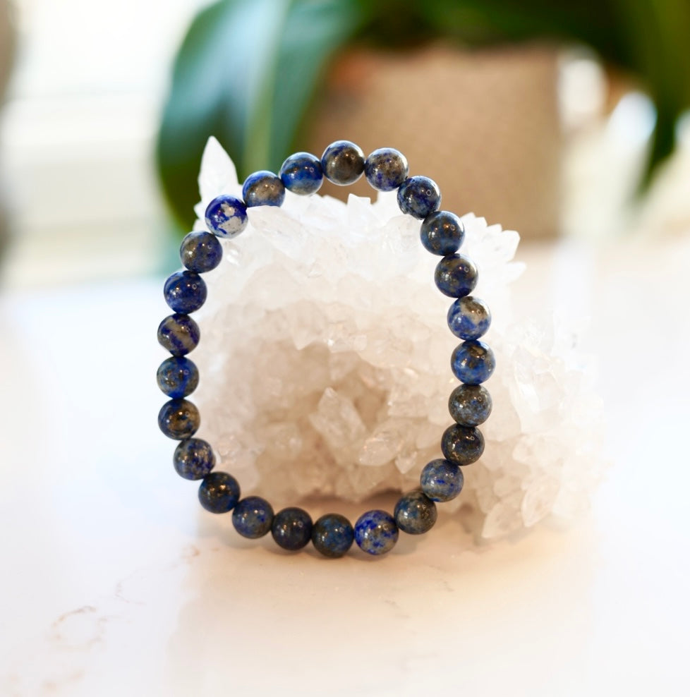 Crystal bracelet - size L/XL - Lapis Lazuli
