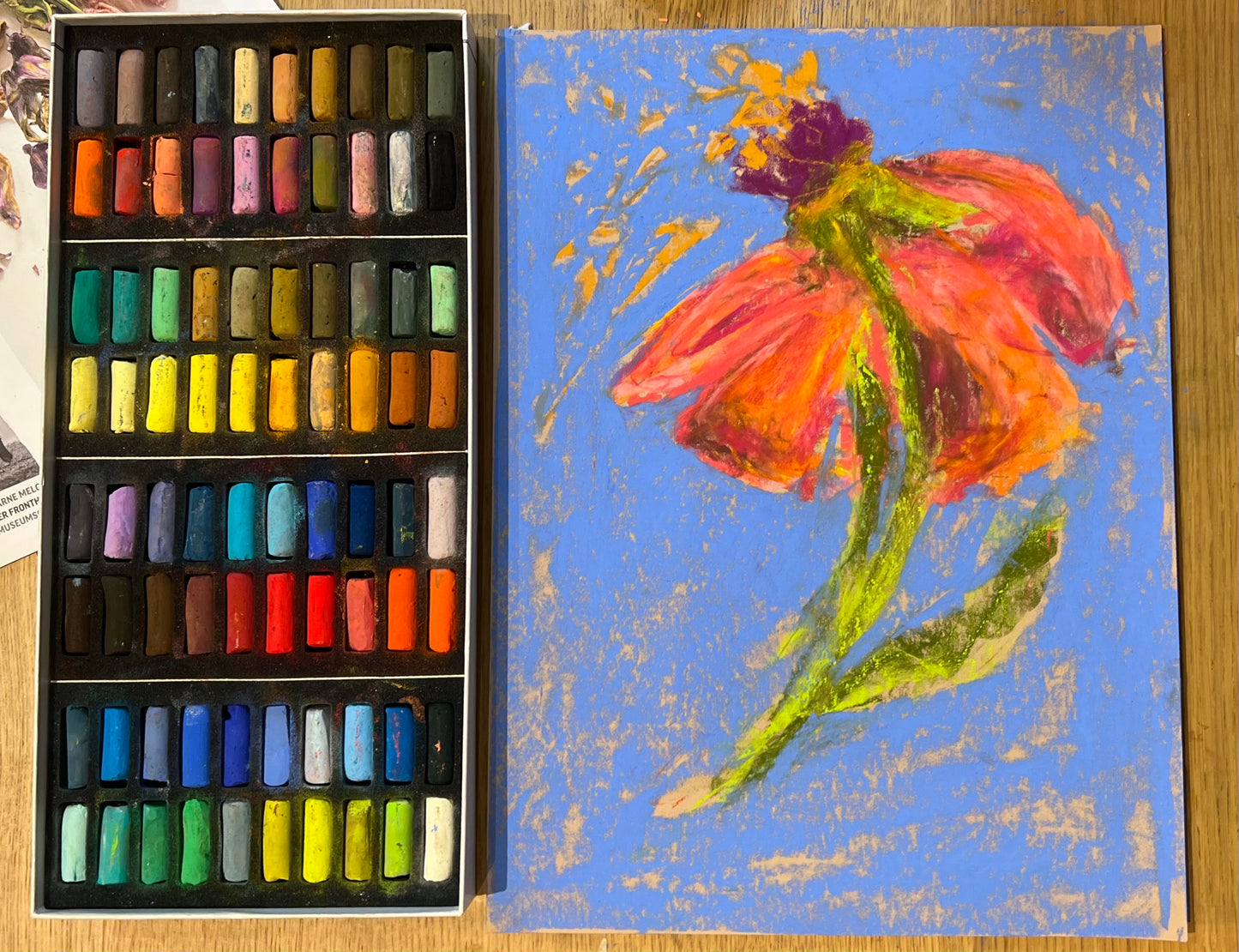 Rustic flower 30x40cm