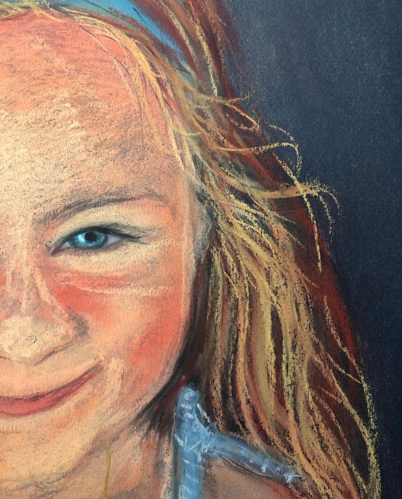 Order portrait - Dry pastel 50x70cm