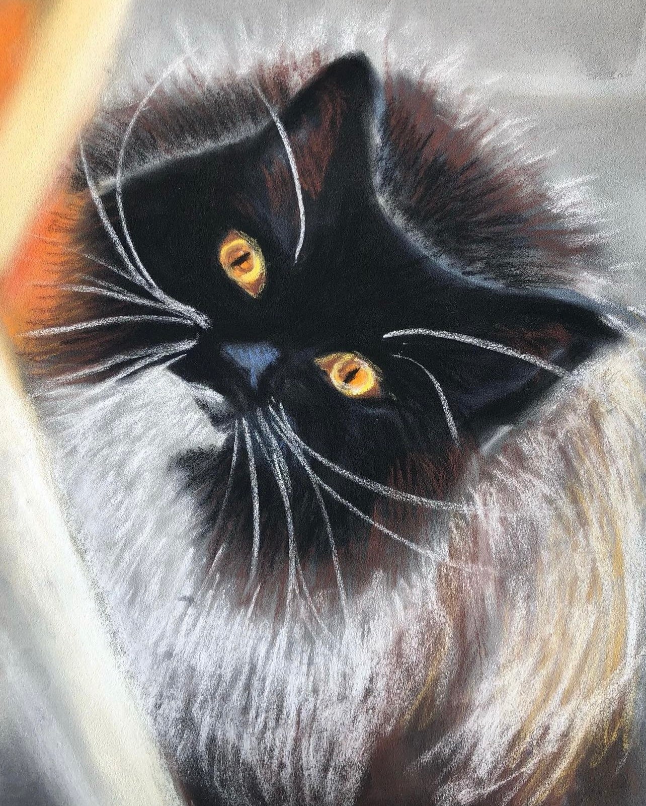 Order portrait - Dry pastel 50x70cm