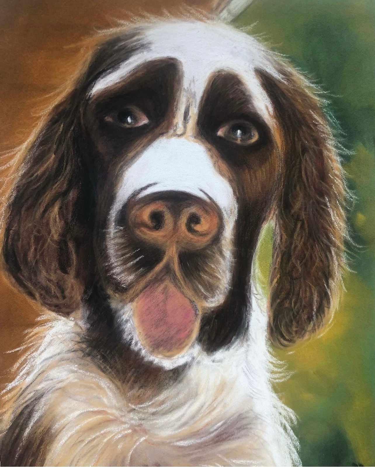 Order portrait - Dry pastel 50x70cm