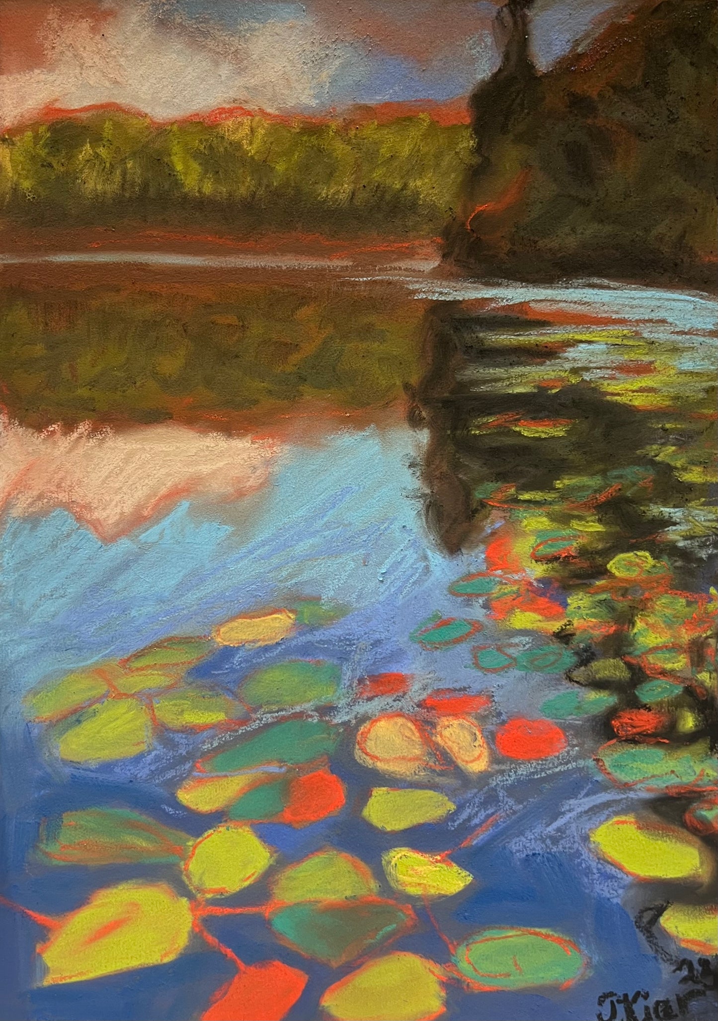 Autumn landscape 21x29cm