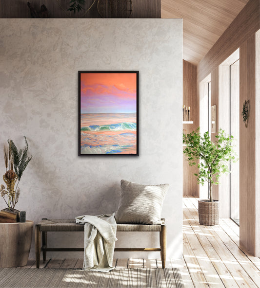 Sunset Seascape 2, 50x70cm.