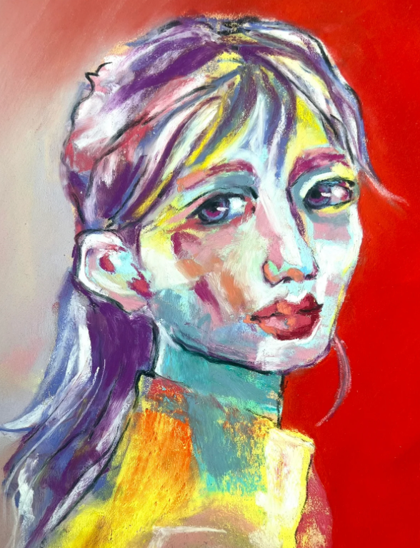 Order portrait - Dry pastel 50x70cm
