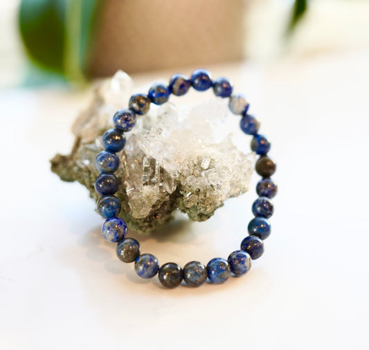 Crystal bracelet - size L/XL - Lapis Lazuli