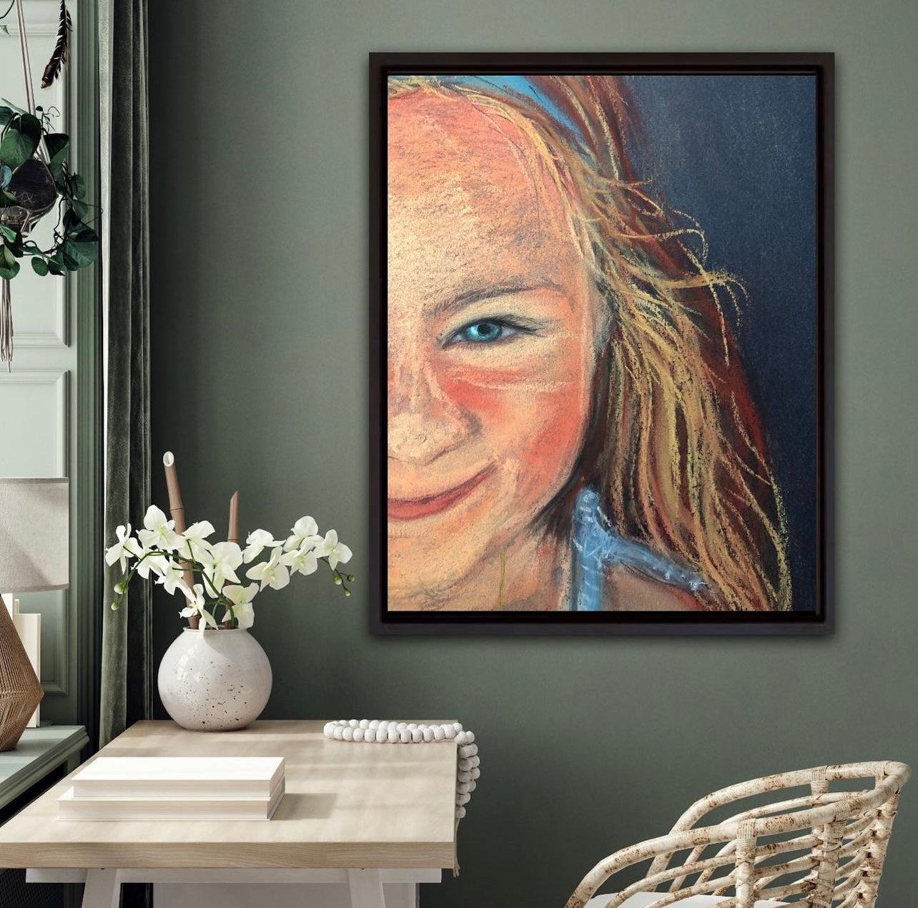 Order portrait - Dry pastel 50x70cm
